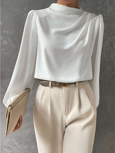 Sandra | Elegante casual damesblouse met lange mouwen
