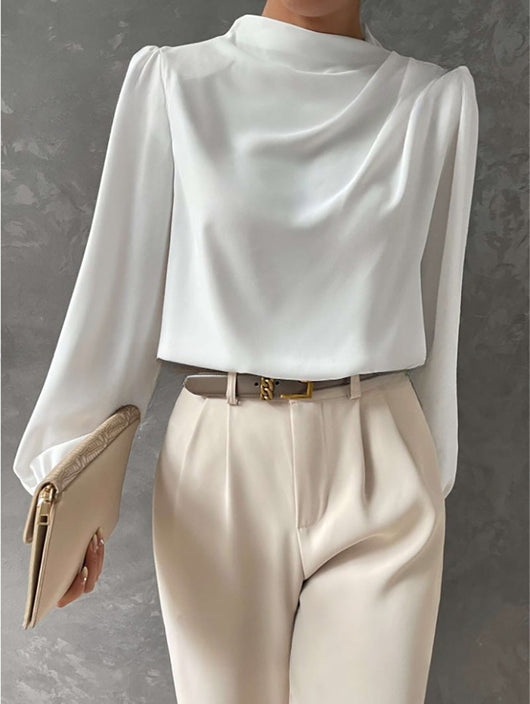 Sandra | Elegante casual damesblouse met lange mouwen