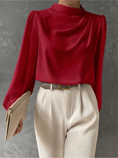 Sandra | Elegante casual damesblouse met lange mouwen
