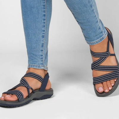 Klaus | Dames outdoor comfortsandalen met bandjes voor het voorjaar