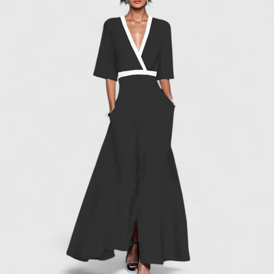 Benjamin | Casual dames sandalen met open neus in tweekleurig ontwerp