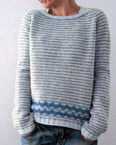 Andrea | Dames winterkersttrui met Noors dessin