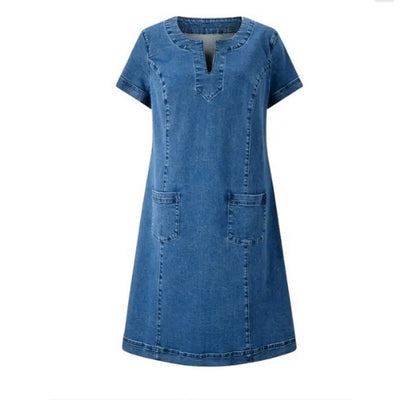 Nicole | Casual dames zomerjurk met zakken
