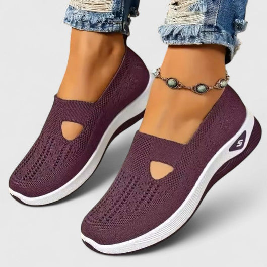 Regine | Ademende dames instapsneakers van mesh