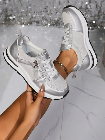 Sienna metallic plateausneakers