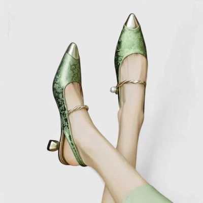 Seraphyane pumps met pareldetail