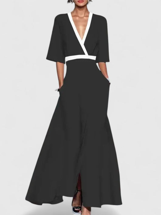 Benjamin | Casual dames sandalen met open neus in tweekleurig ontwerp