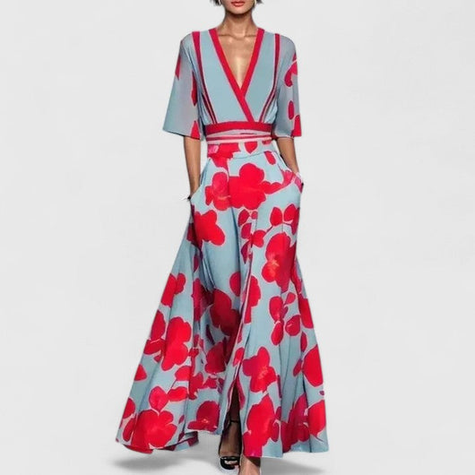 Benjamin | Casual dames sandalen met open neus in tweekleurig ontwerp