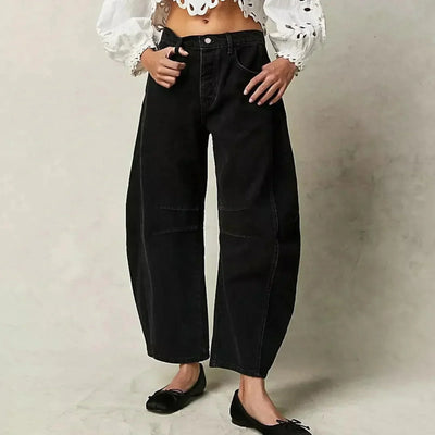 Hanna | Dames high-waist jeans met losse pasvorm