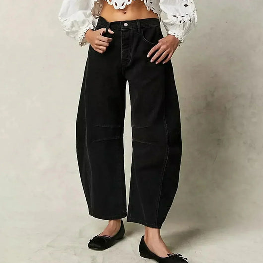 Hanna | Dames high-waist jeans met losse pasvorm