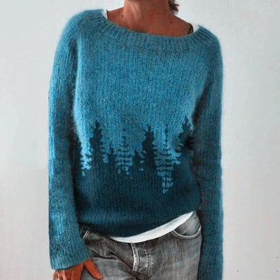 Andrea | Dames winterkersttrui met Noors dessin