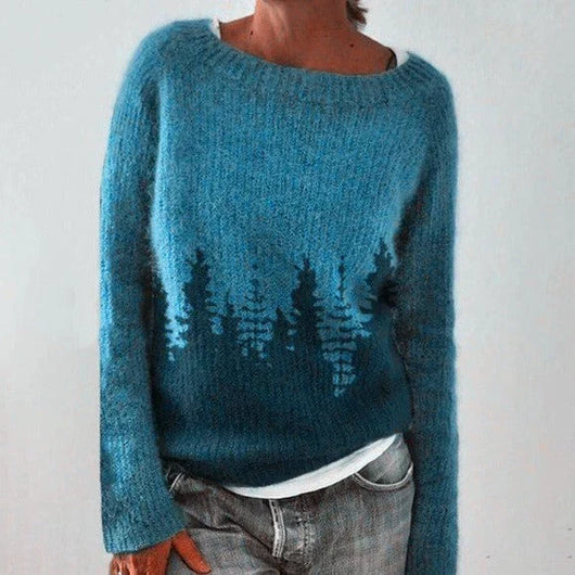 Andrea | Dames winterkersttrui met Noors dessin