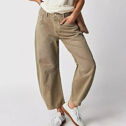 Hanna | Dames high-waist jeans met losse pasvorm