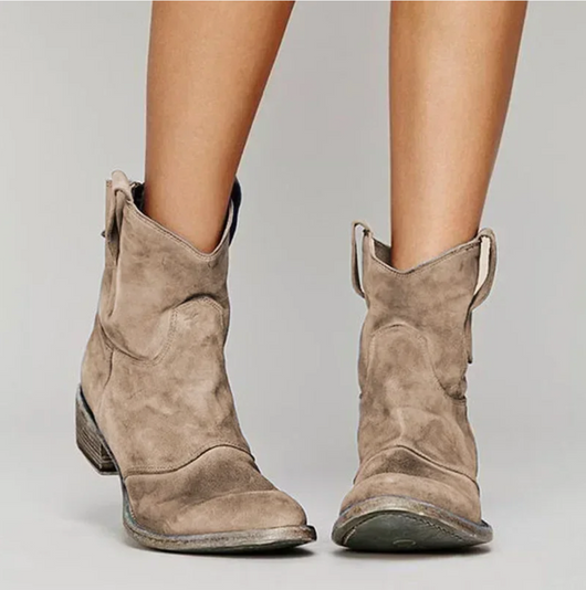 Roselle | Elegante suède westernlaarzen voor een stijlvolle look