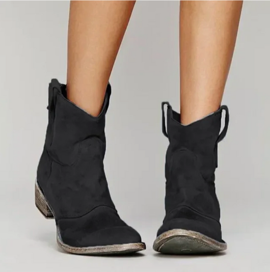 Roselle | Elegante suède westernlaarzen voor een stijlvolle look
