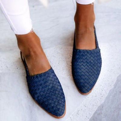 Verena | Gevlochten dames slingback-ballerina's voor het voorjaar