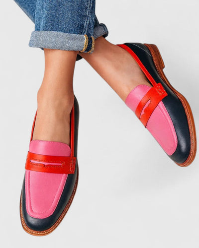 Melanie | Klassieke modieuze dames loafers met ronde neus