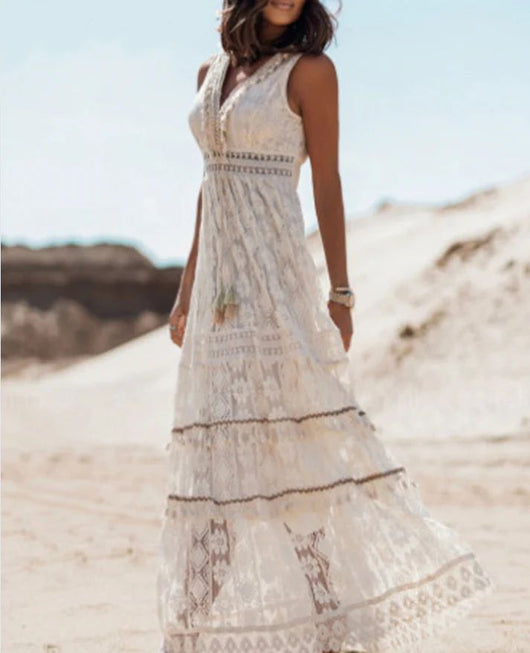Stefanie | Dames boho zomermaxijurk