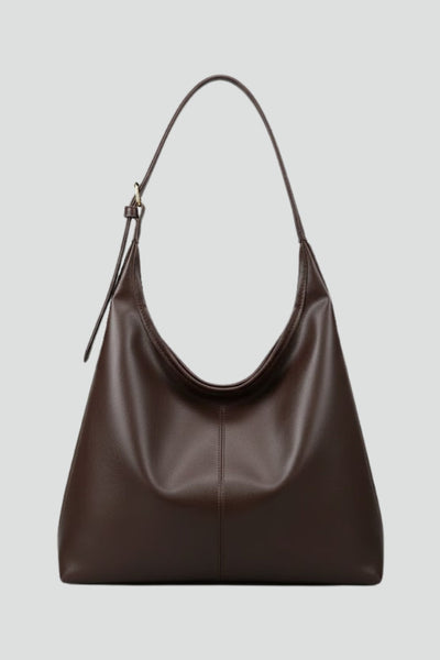 Jacqueline | Klassieke shopper van imitatieleer met groot binnenvak