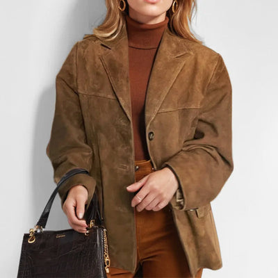 Pauline | Losvallend dames leren jack in urban stijl