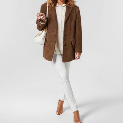 Pauline | Losvallend dames leren jack in urban stijl