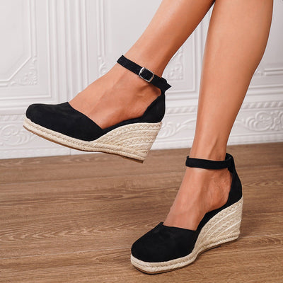 Anna | Casual dames sleehaksandalen met enkelgesp