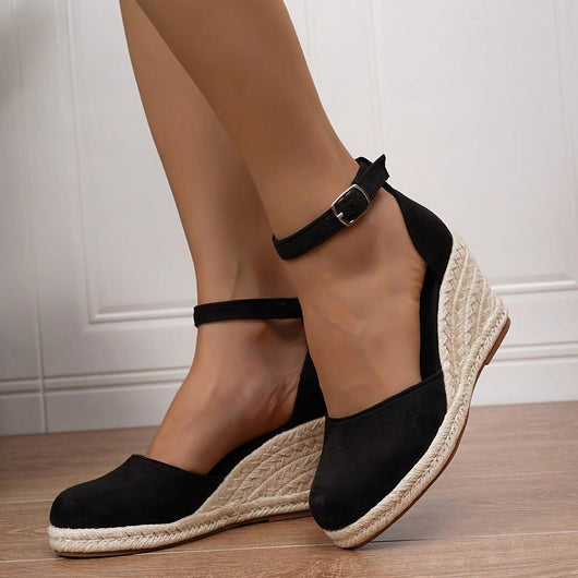 Anna | Casual dames sleehaksandalen met enkelgesp