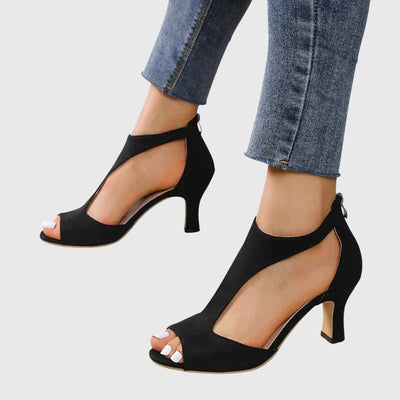 Delfina pumps met blokhak