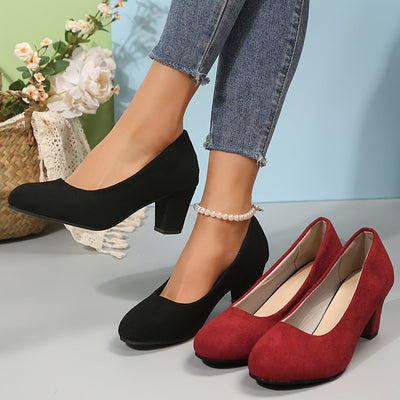 Vayda pumps met blokhak