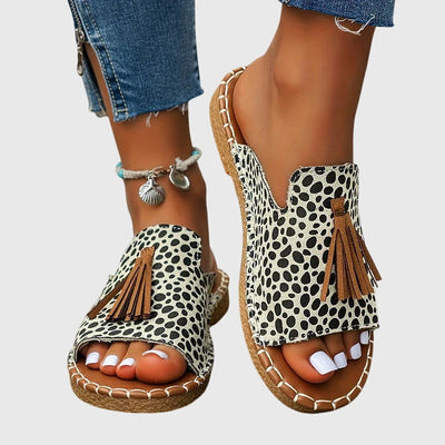 Lorraine comfortabele platte sandalen