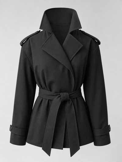 Ashcombe korte trenchcoat