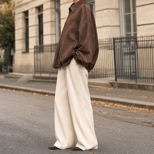 Ashcroft oversized overshirt in velourslook