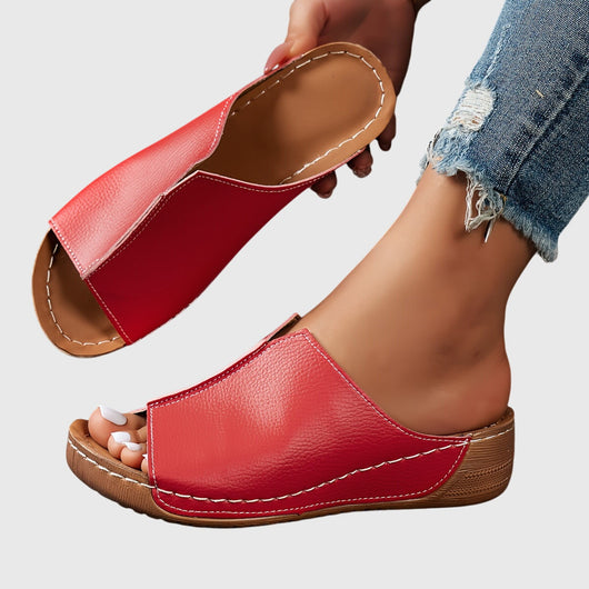 Alicia comfortabele platte sandalen