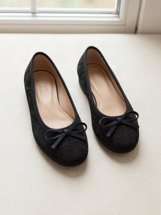 Ballerina's Sanne met strik
