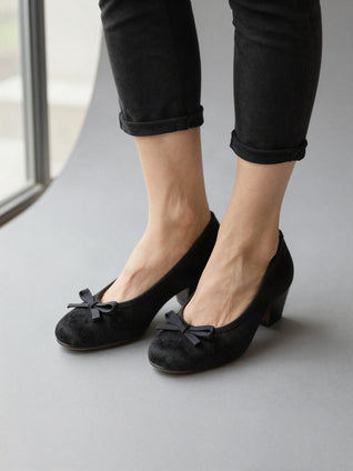Ballerina's Sanne met strik