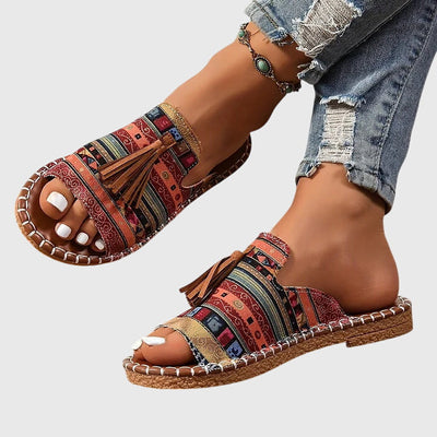 Lorraine comfortabele platte sandalen