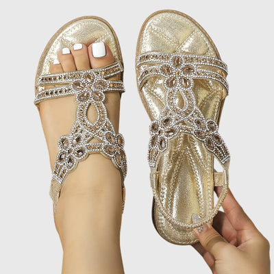Blessy sandalen met hielbandje