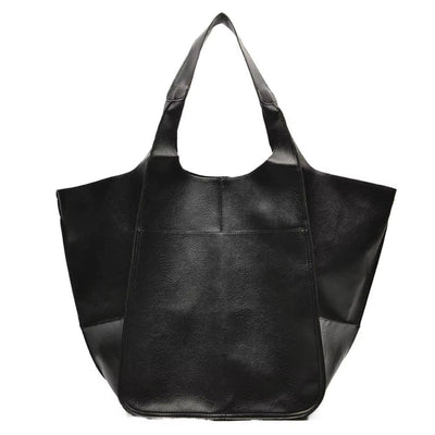 Charlotte | Extra grote dames shopper van veganleer met magneetsluiting