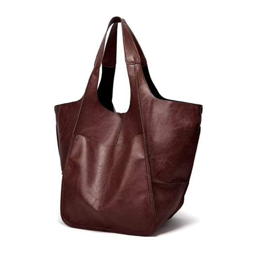 Charlotte | Extra grote dames shopper van veganleer met magneetsluiting