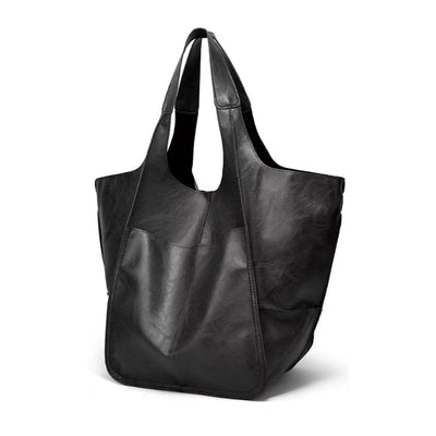 Charlotte | Extra grote dames shopper van veganleer met magneetsluiting