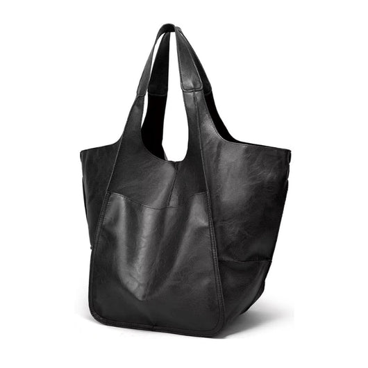 Charlotte | Extra grote dames shopper van veganleer met magneetsluiting