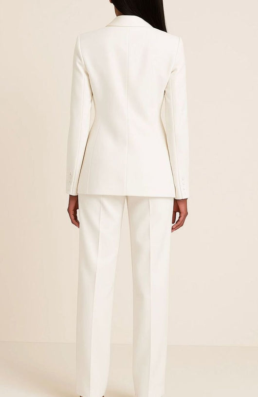 Hannah | Elegant dames pak met blazer met één knoop en broek