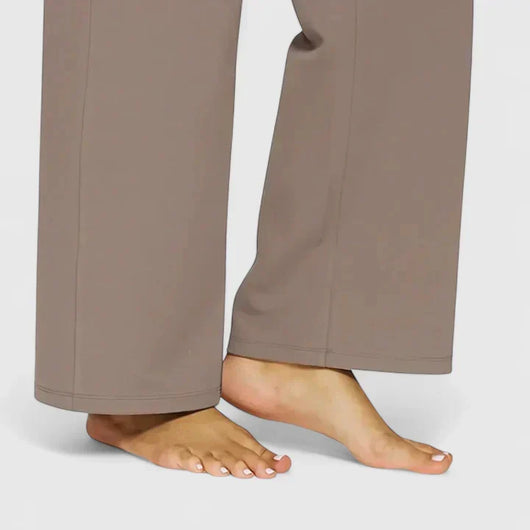 Nadine | Wijde dames loungebroek met elastische band