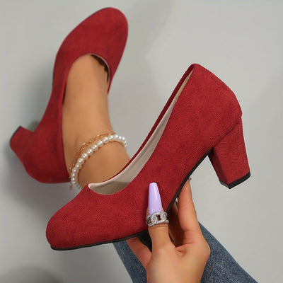 Vayda pumps met blokhak