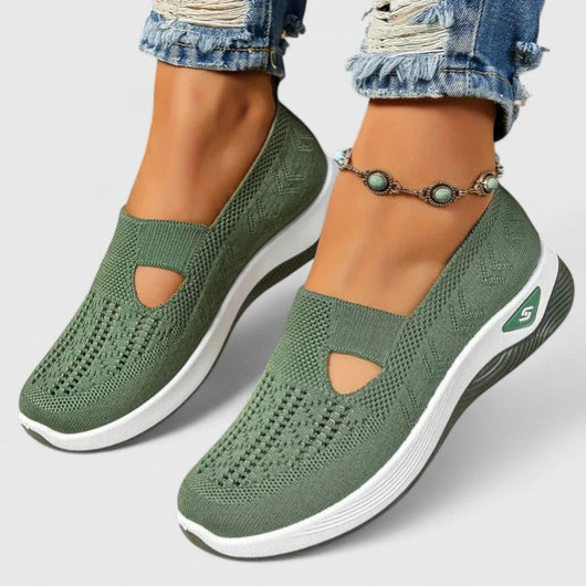 Regine | Ademende dames instapsneakers van mesh