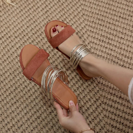 Hannah | Dames comfort instapsandalen met memoryschuim