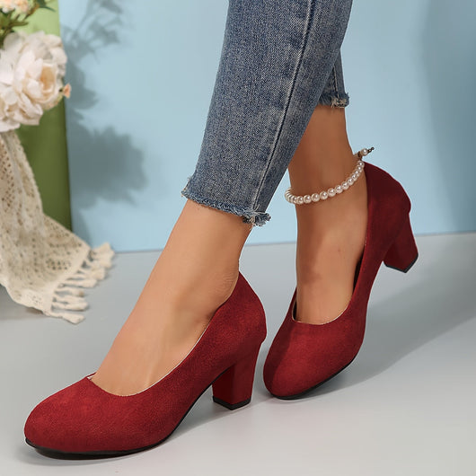 Vayda pumps met blokhak