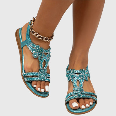 Blessy sandalen met hielbandje