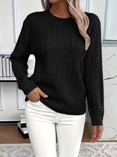 Doris | Behaaglijke dames wintertrui met kabeldessin