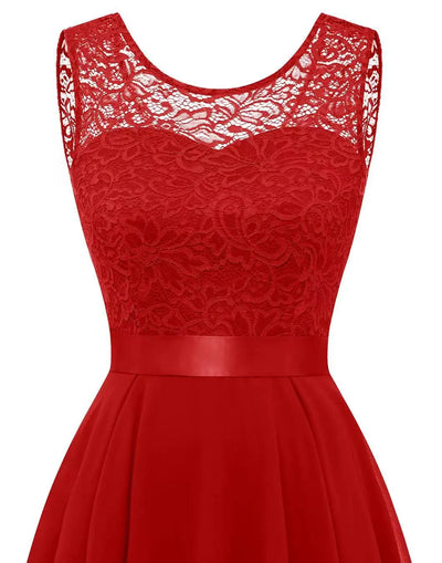 Marie | Dames high-low jurk voor bruiloftsgasten